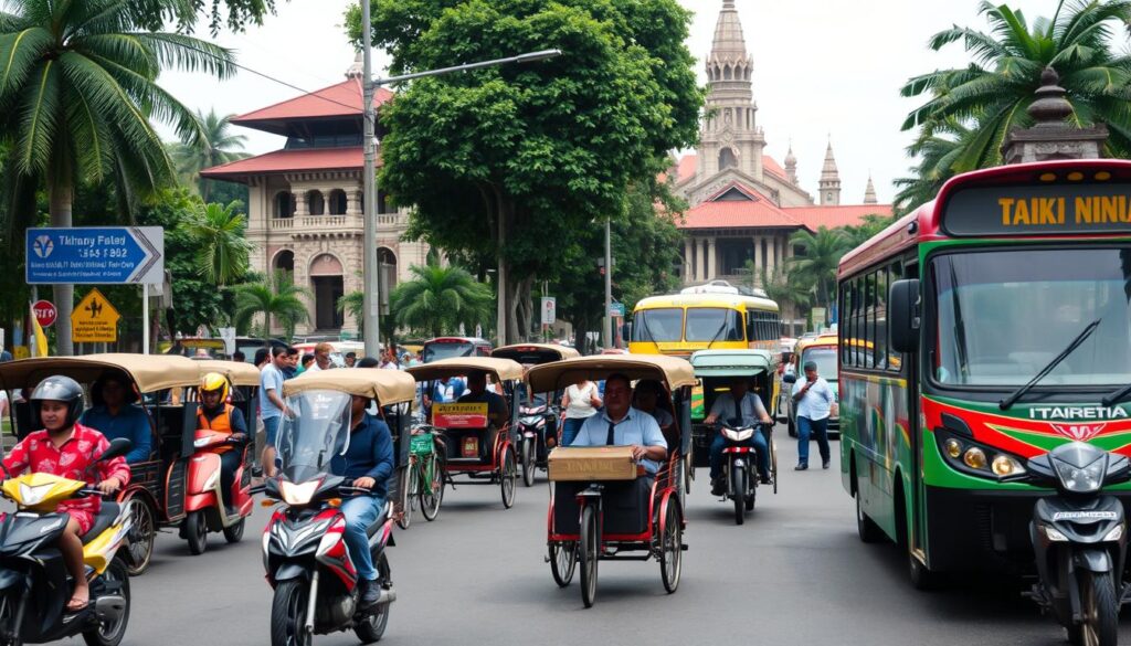 Commuting in Indonesia