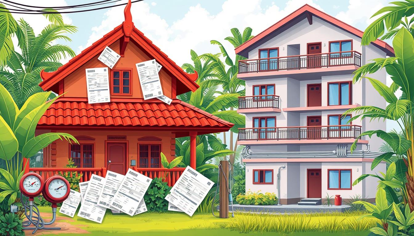 Cost of Utilities in Houses and Apartments in Thailand