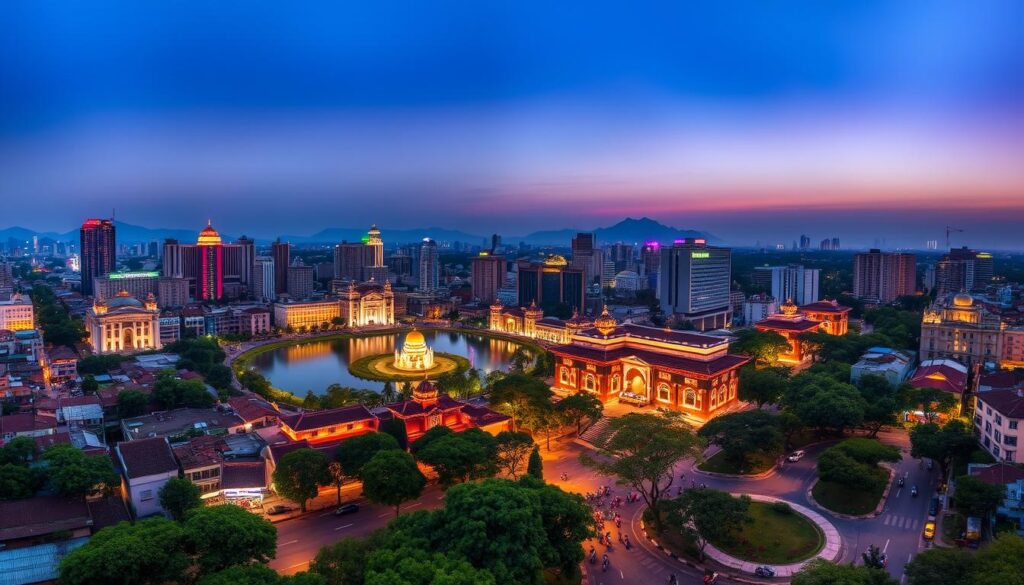 Hanoi cityscape