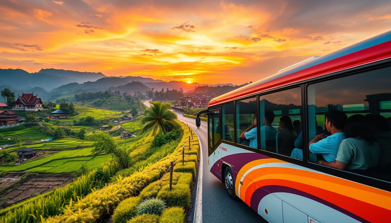 Long-Distance Bus Travel in Thailand