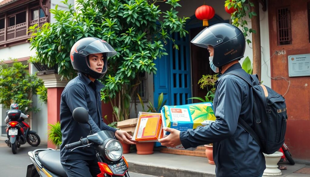 receiving parcels Vietnam