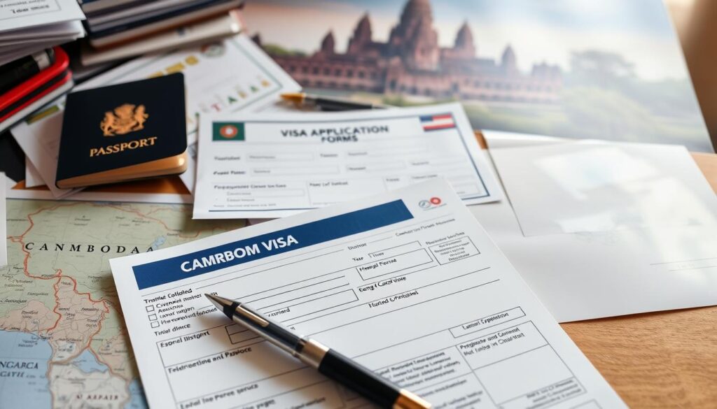 visa application for Cambodia